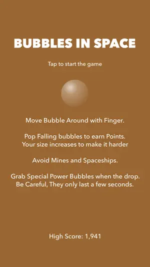 Bubbles in Space screenshot 1
