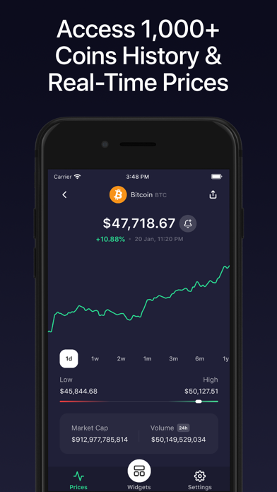 Coinlytics: Track BTC & Crypto Screenshot