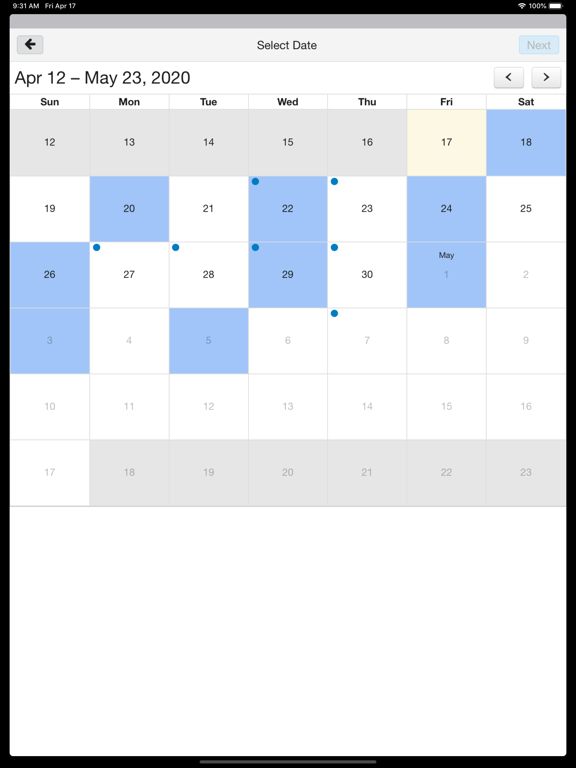 Cerner Staff Manager iPad screenshot
