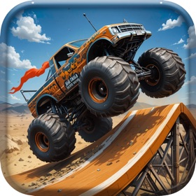 螢幕擷取畫面 (4) Monster Trucks Stunt Racing 3D