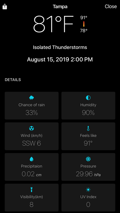 E Weather Screenshot 8 of 9