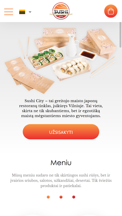 Sushi City app screenshot