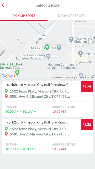 Houston METRO On Demand iPhone screenshot 4 - Travel app