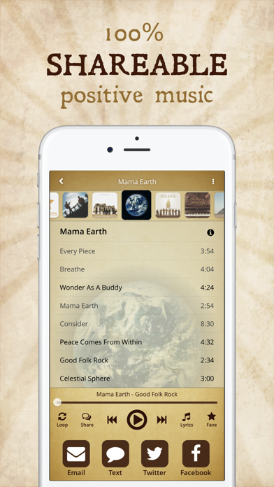 Awakeneers iPhone screenshot 7 - Music app