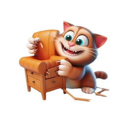 Clawing Cat Stickers