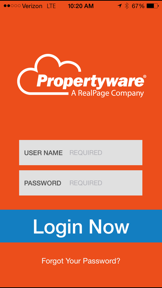 Propertyware Vendors screenshot