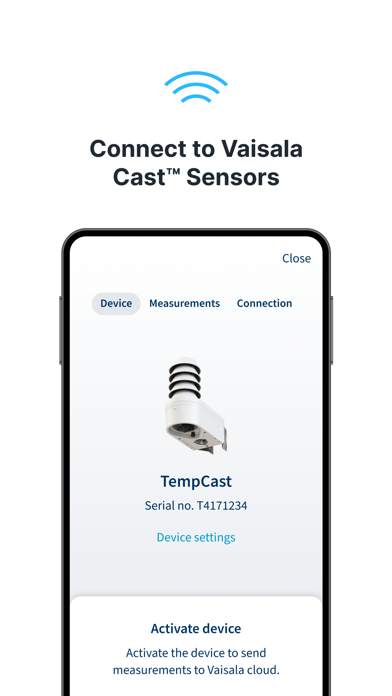 Vaisala Xcast Connect Screenshot