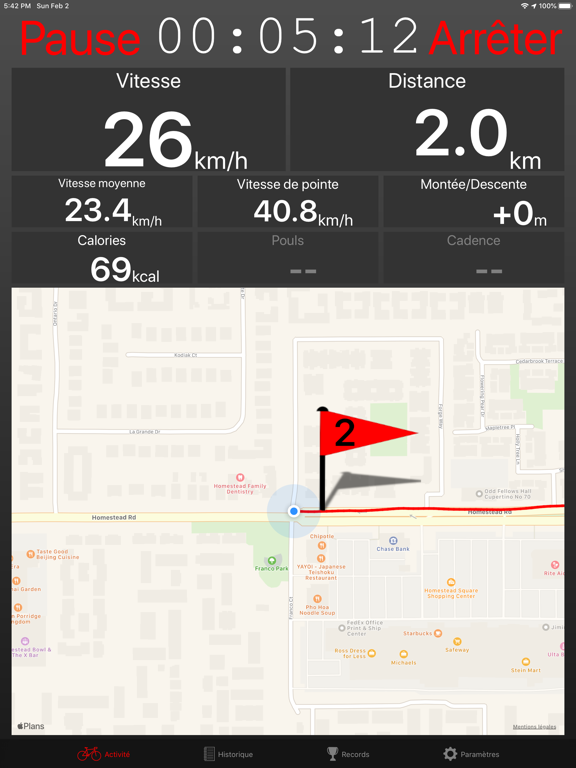 Screenshot #4 pour Fitmeter Bike - cyclisme