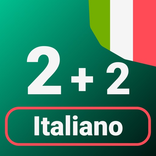 Numbers in Italian language icon