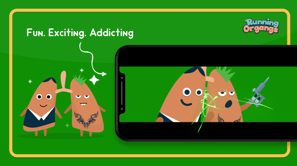 #4. Running Organgs (iOS) 由: PurpleBug Inc.