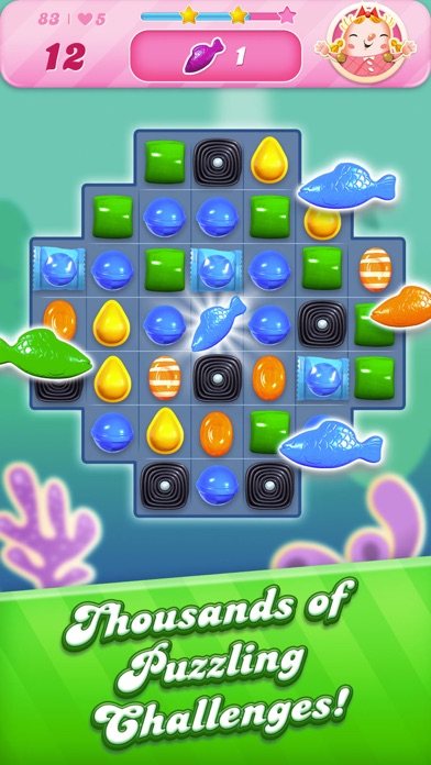 screenshot of Candy Crush Saga 4