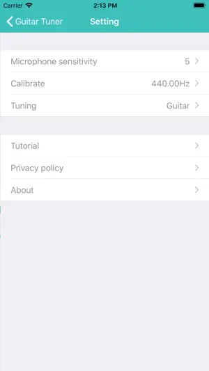 Guitar Tuner - TrueStudio screenshot 2