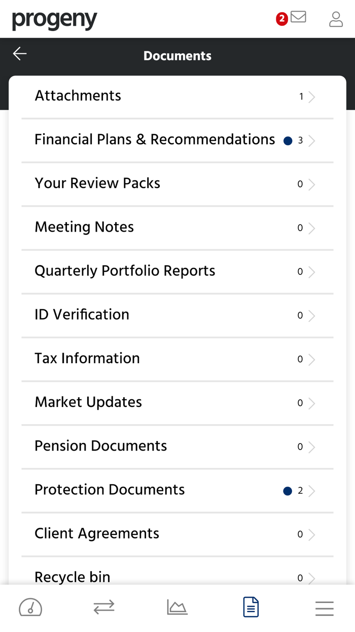 Progeny Client Portal