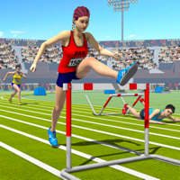 Women Race Track Running Game