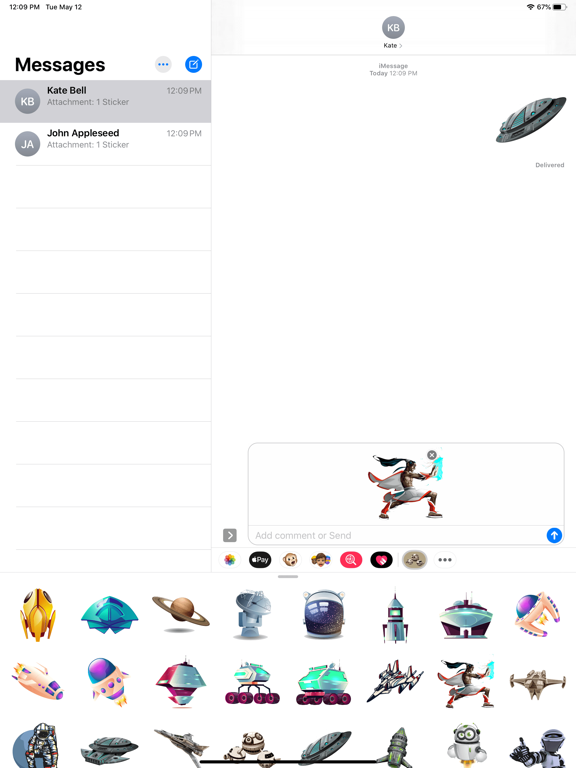 Screenshot #4 pour Star Force Stickers