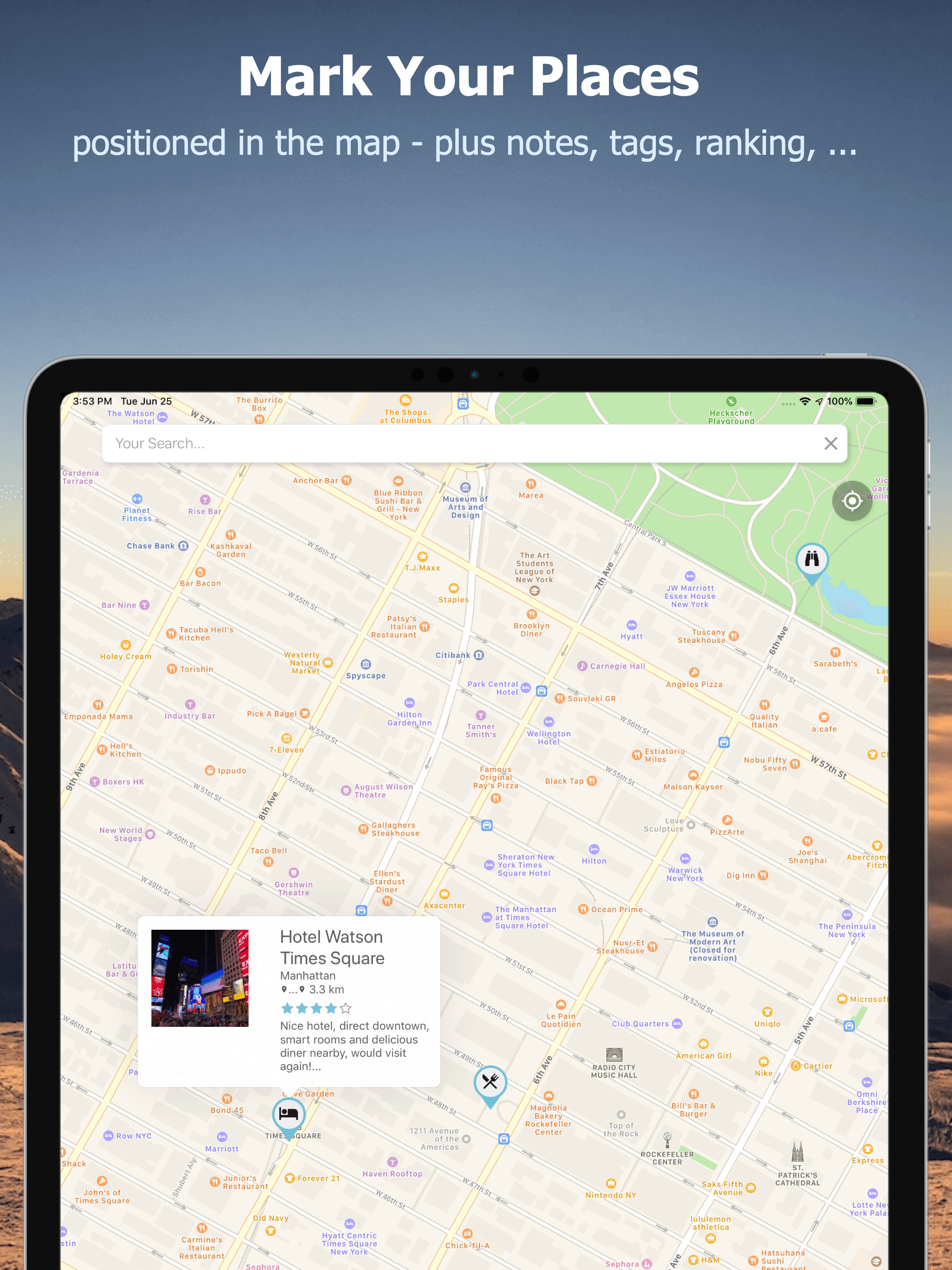 POI MAP - Your Private Places - Отзывы, Доход и Загрузки приложения ...