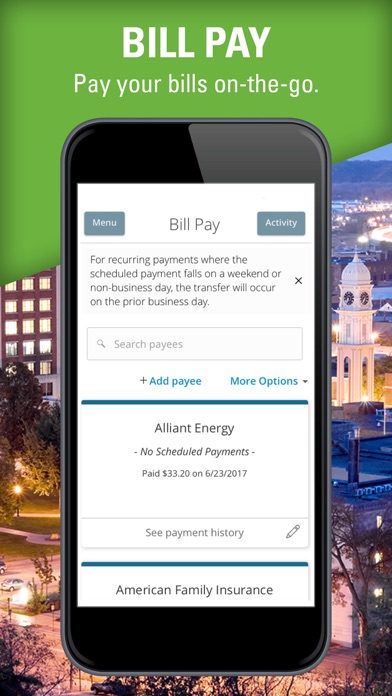 Dubuque Bank & Trust Screenshot