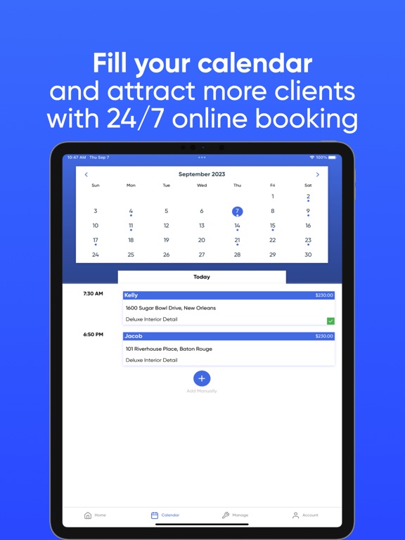Coorly for Mobile Detailers iPad screenshot 4 - Business app