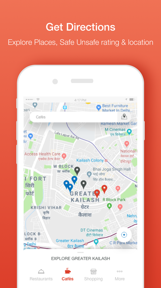 #2. Phree: A Safety Ratings App (iOS) 由: Madhurita Anand