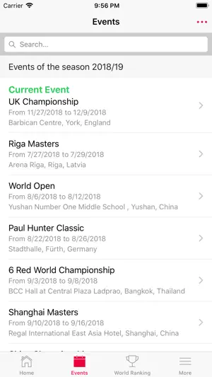Snooker Stats screenshot 3