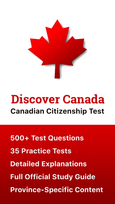 Canadian Citizenship Exam 2025 Screenshot