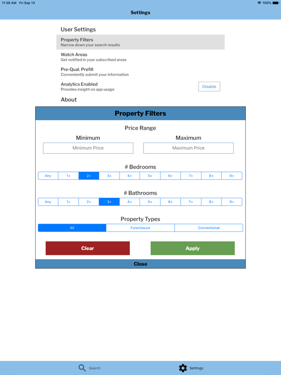 USHUD Foreclosure Home Search iPad screenshot 6 - Business app