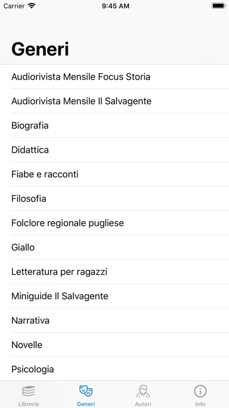 Audiolibro Puglia