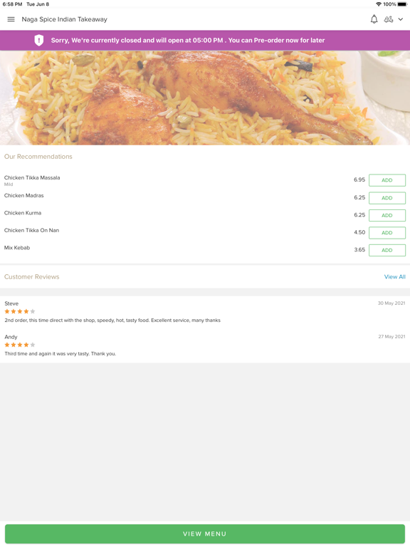 Screenshot #5 pour Naga Spice IndianTakeaways