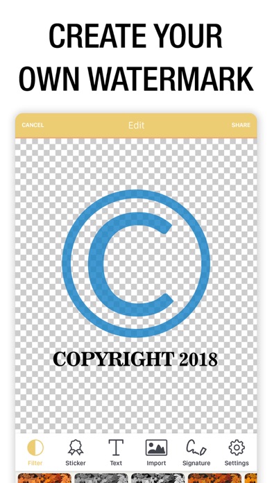 Watermark Photo: Add Signature Screenshot