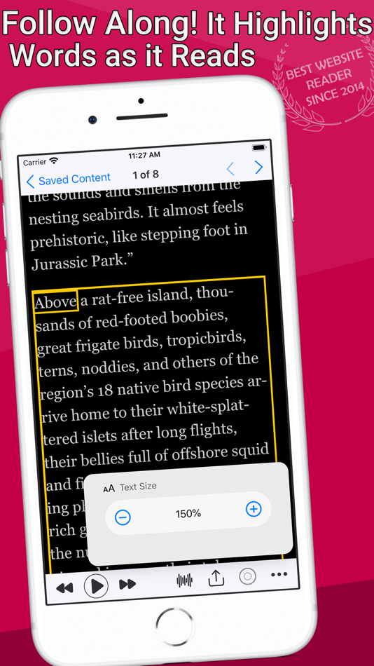 #4. WebOutLoud - Text to Speech (macOS) 게시자: Bret Lester