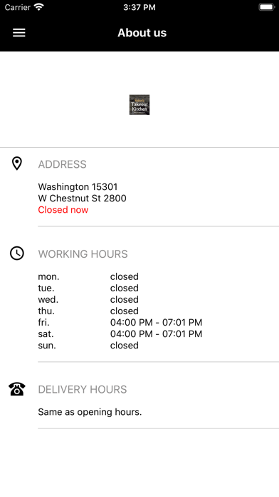 Roland's Takeout Kitchen Screenshot