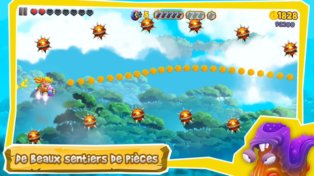 SkyLand Rush - Air Raid Attack iOS Mod IPA screenshot 4 - iOS game interface