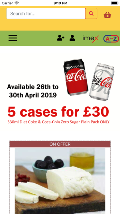 Screenshot #1 pour AtoZCatering