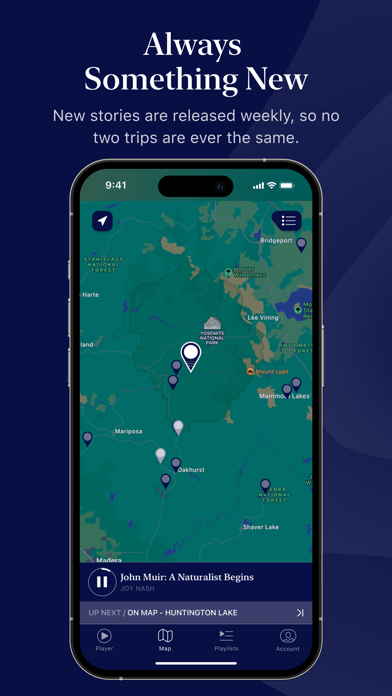 Autio: Road Trip & Travel App Screenshot