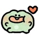 Cute Green Bean app icon - Stickers app for iPhone
