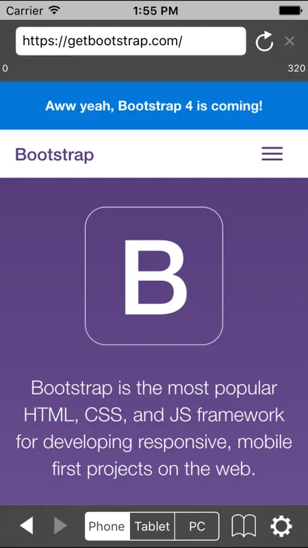 WideBrowser screenshot 1 of 4
