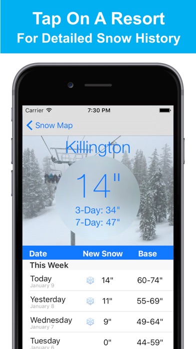 Screenshot #2 pour New England Snow Map