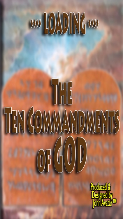 THE TEN COMMANDMENTS OF GOD.