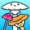 Mushroom collection&decoration icon