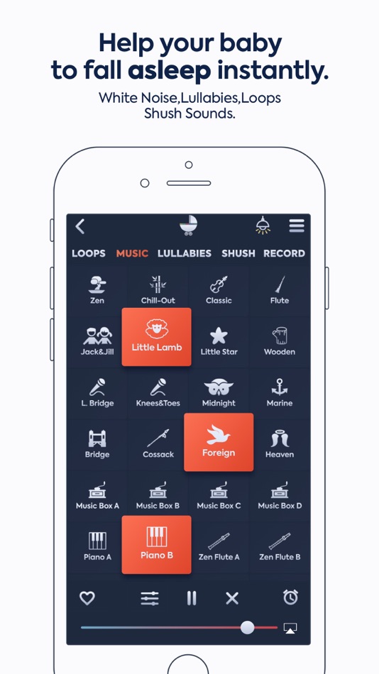 #4. White Noise Calm Sounds :Guva (iOS) 由: Ertan Eksi