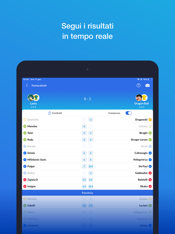 Leghe Fantacalcio® Serie A iPad screenshot 4