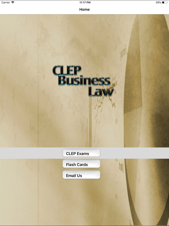 CLEP Business Law Prep iPad screenshot