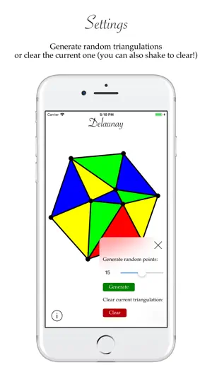 Delaunay Triangulator screenshot 2