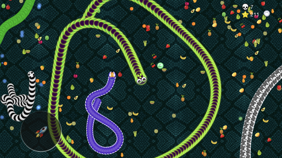 #1. Viper.io - Worm & snake game (iOS) Podle: Mikhail Prysiazhniy