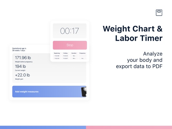 Stork — Pregnancy Tracker App iPad screenshot 4 - Medical app