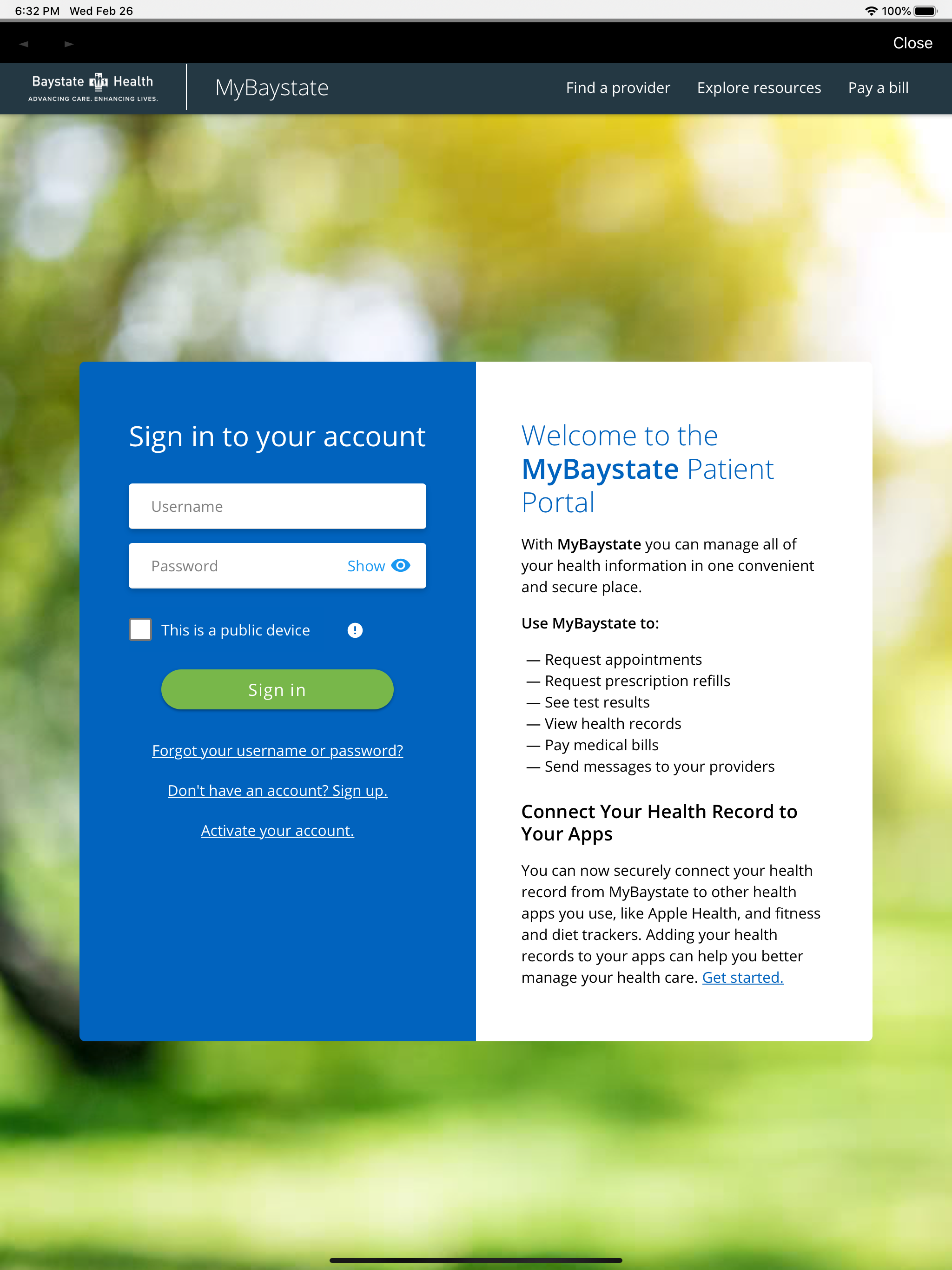MyBaystate screenshot 13