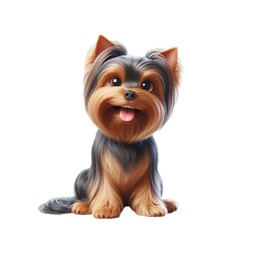 Happy Yorkshire Terrier