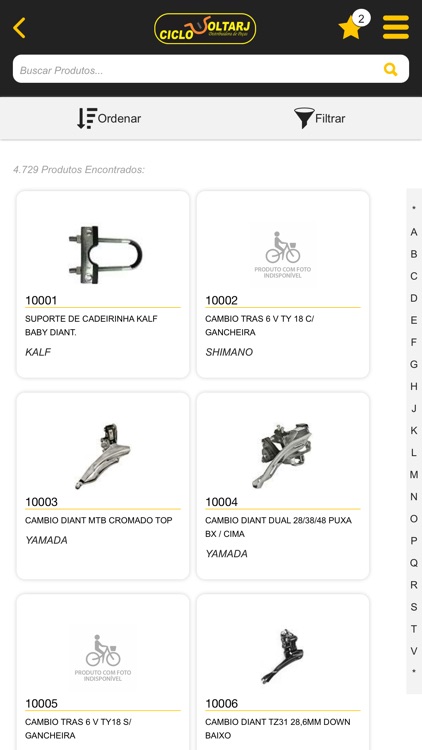 Ciclovolta - Catálogo