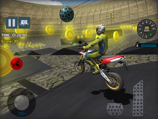 Screenshot #4 pour Motorbike Freestyle Rider