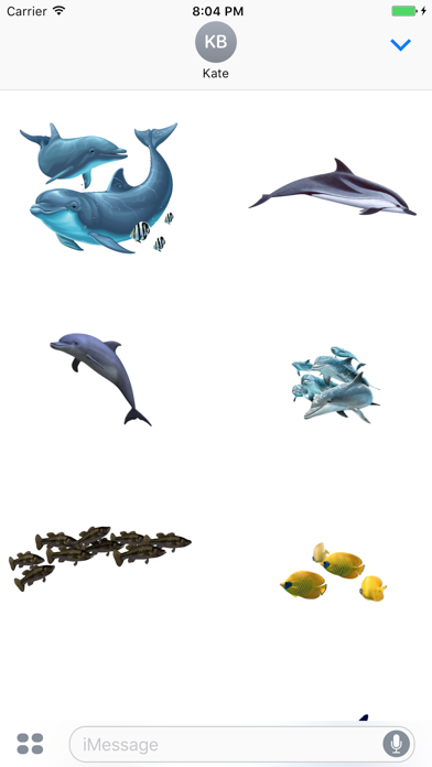 Fish School Stickers app screenshot